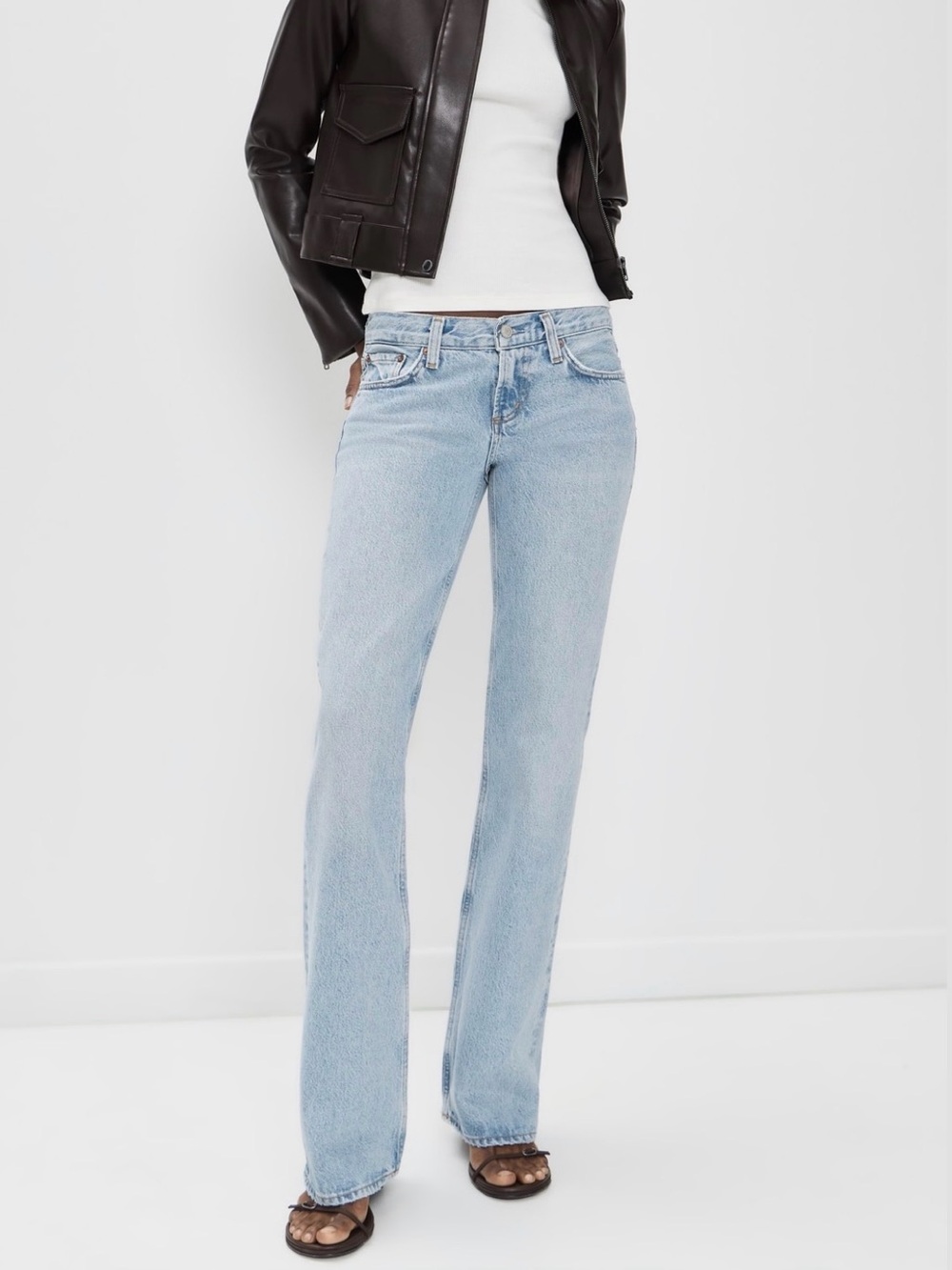 Agolde Low Rise Boot Jeans